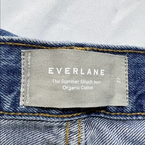 Everlane The summer slouch jeans size 27 NWT - Picture 9 of 12